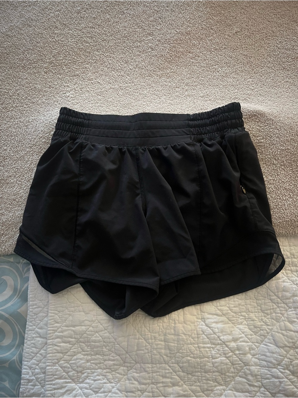 lululemon athletica Black Layered Athletic Shorts